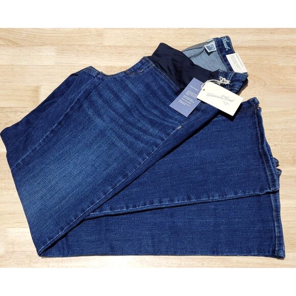 Universal Thread Dark Wash Adaptive Zippered Leg Bootcut Jeans -- Size 10 30R - Picture 3 of 10